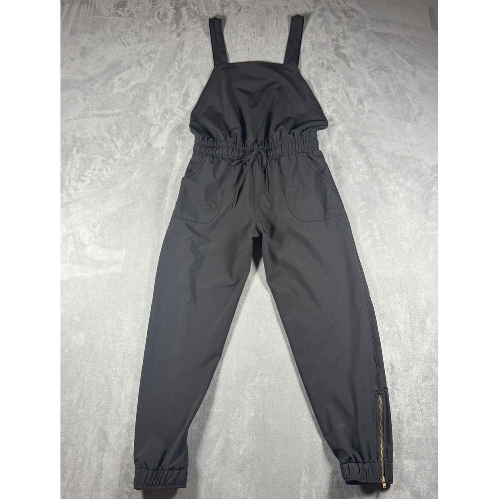 Albion Fit Women's Classic Overall Jumpsuit Black XS Athleisure